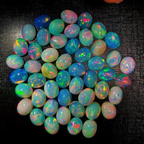 9 x 11 mm 10 Stück AAA Qualität Opal ovale Form Cabochon eBay