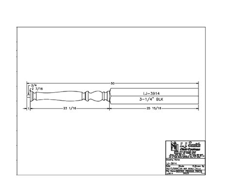 Ljp 3914 Bristol 3 14 X 50 Longest Utility Newel