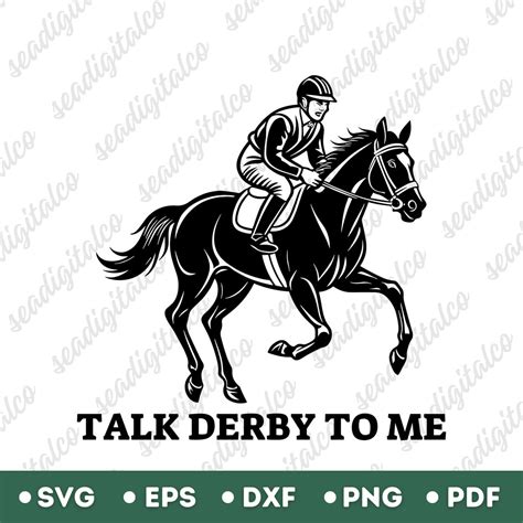 Talk Derby To Me Svg Derby Days Svg File Horse Race Svg Kentucky