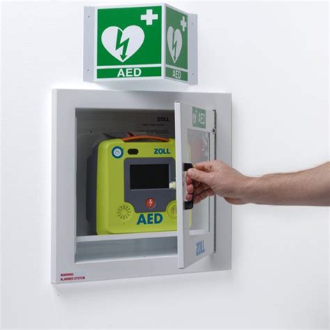 ZOLL AED 3 Fully-Recessed Wall Cabinet (8000-001258) - Defibshop