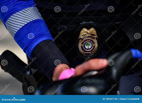 Miami Downtown, FL, USA - MAY 31, 2020: Detective. Miami Police. Police ...