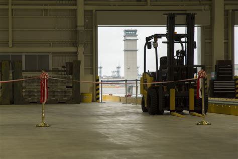 Air Transportation Division Conducts Ribbon Cutting For Air Freight