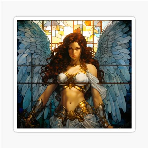 "Ancient Female Warrior Art Deco Retro Portrait " Sticker for Sale by ...