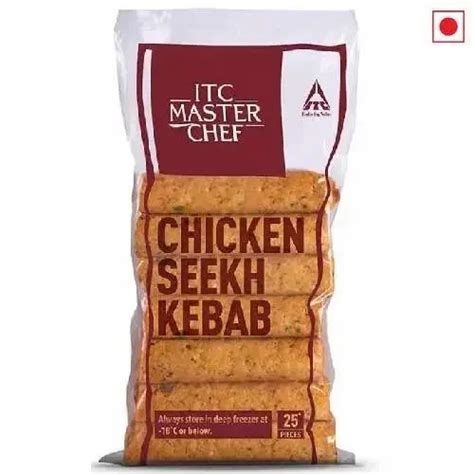 Deep Fry Itc Frozen Chicken Seekh Kabab Packaging Type Packet At ₹ 415 Kg In Mumbai