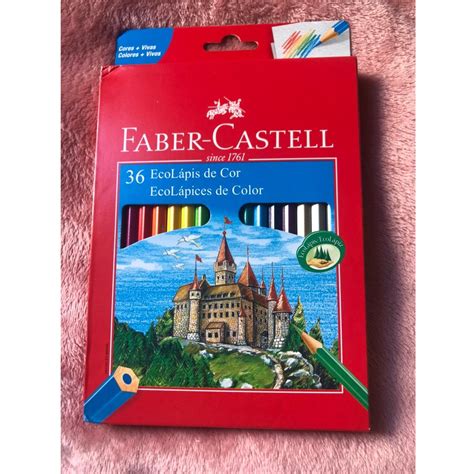 Maior Caixa De Lapis Faber Castell - Caixa de lápis de cor 36 cores Faber Castell - Conjunto com 36 cores ...