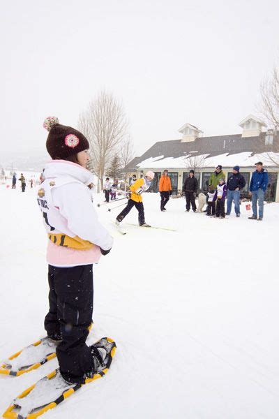 Tracks are laid for both traditional and skate skiing. With gently ...