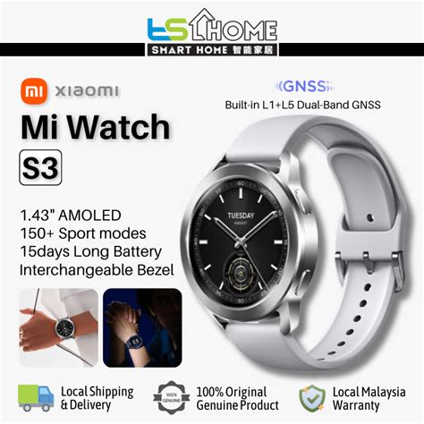 Xiaomi Watch S Smartwatch Amoled Bluetooth Calling Dual Band