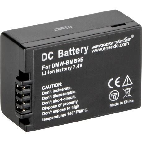 Eneride Battery E Panasonic DMW BMB9E 750mAh Rechargeable