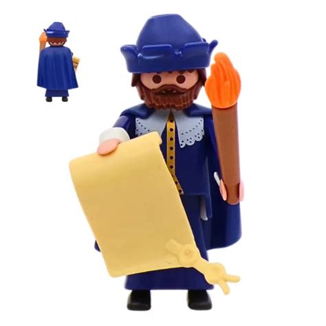 Figurine Playmobil Homme Avec Cape Et Papyrus M Di Val Eur