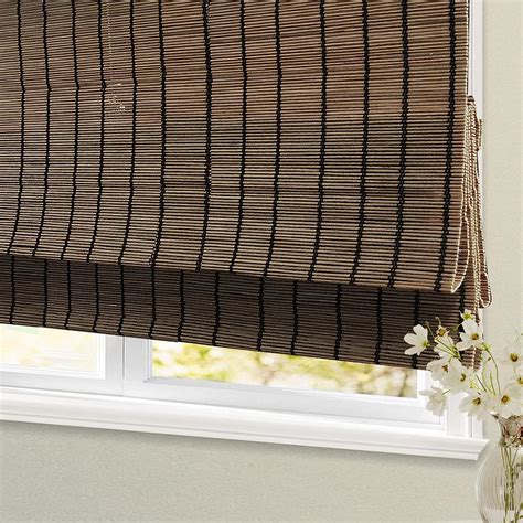 Amazon Blackout Cordless Blinds Bamboo Roman Shades Custom Window