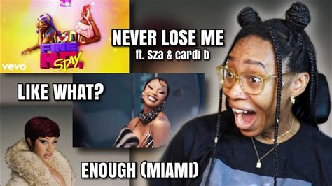 Flo Milli Never Lose Me Ft Sza And Cardi B And Cardi B Like What