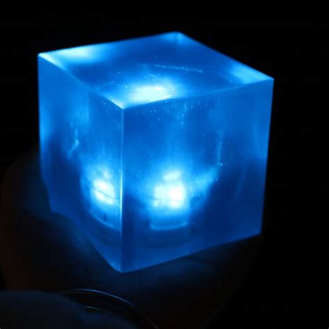 Tesseract Loki Cosmic Cube Tesseract Cube With Led Marvel Etsy