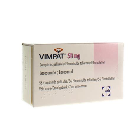 VIMPAT 50 MG FILMOMH TABL 56 X 50 MG Apotheek Claeys