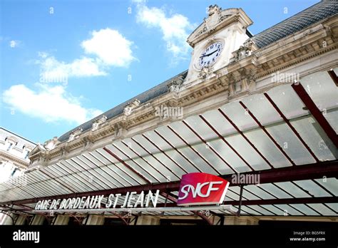 Bordeaux St Jean Railway Station France Stock Photo Alamy