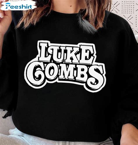 Luke Comb Logo Shirt, Cowboy Combs Short Sleeve Unisex Hoodie