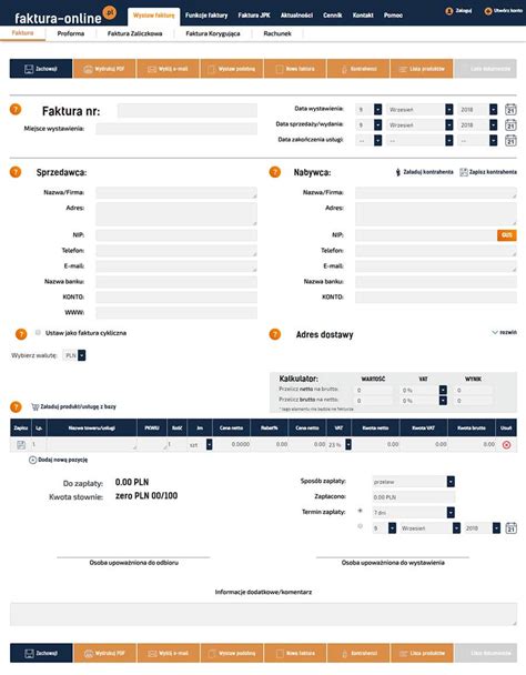 O Programie Aplikacja Do Wystawiania Faktur Online Faktura Online Pl