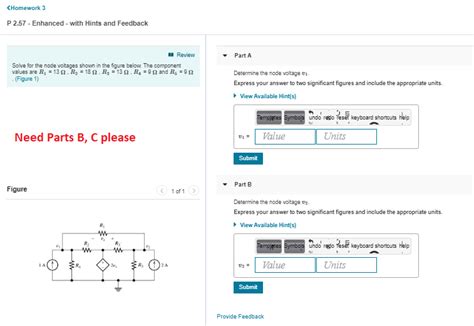 Solved Solve For The Node Voltages Shown In The Figure Chegg