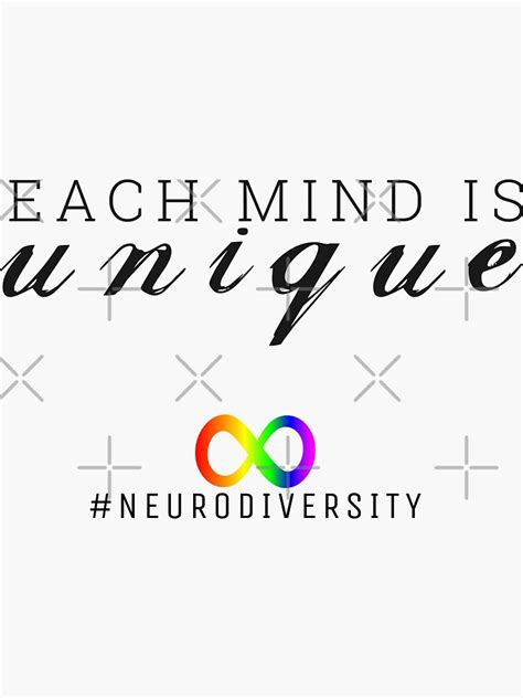 Neurodiversity Awareness Suppot And Celebrate Neurodiversity Neurodivergent Sticker By