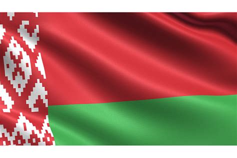 Belarus Flag With Waving Fabric Texture Grafica Di Bourjart 20