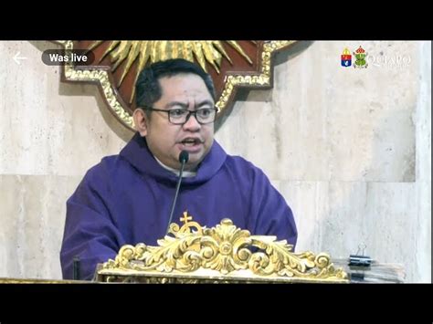 Quiapo Church Live Tv Mass Today Am December Monday