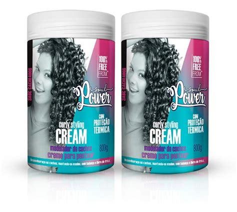 Kit Un Creme De Pentear Soul Power Curly Styling Cream G Creme De