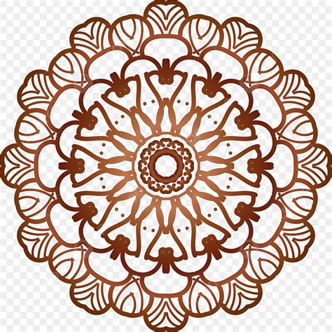 Circular Mandala Vector Hd Png Images Circular Pattern Mandala Art