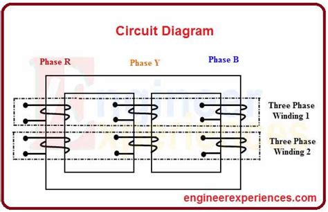 Circuit Diagram Of Three Phase Transformer Circuit Diagram