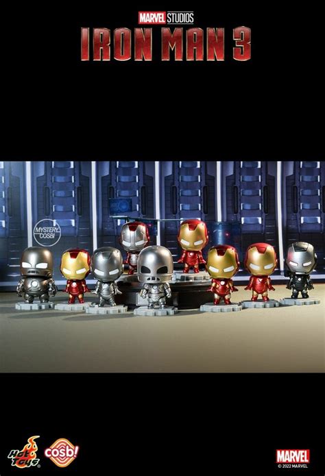 Hot Toys Hot Toys Cosbi Bobble Head Collection Marvel Iron Man Series Full Set And