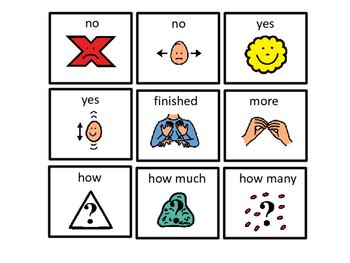 Autism Communication Cards Printable