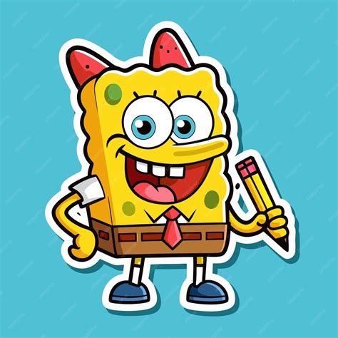 Characters of SpongeBob SquarePants | Premium AI-generated vector