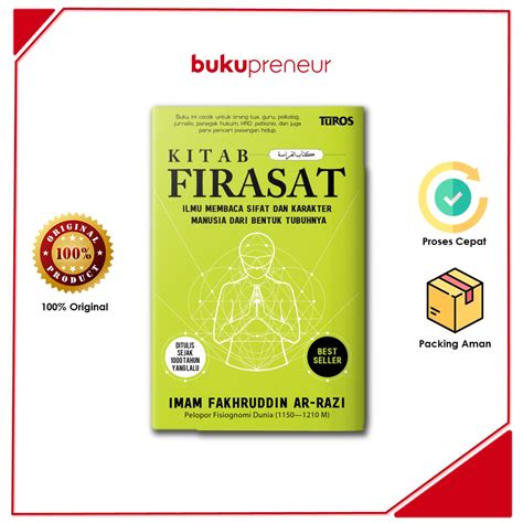 Jual Kitab Firasat Ilmu Membaca Sifat Dan Karakter Manusia Imam