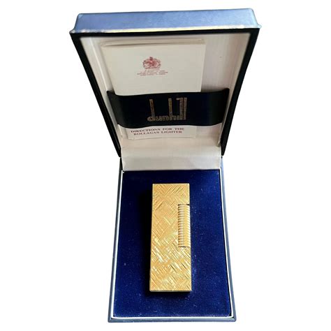 The Original James Bond Dunhill Vintage Gold Plated Iconic Lighter