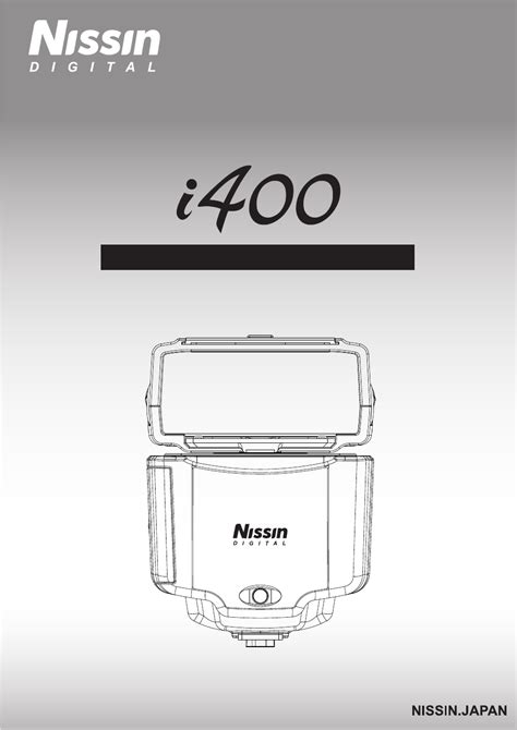 Nissin I Ttl Flash For Cameras User Manual Pages