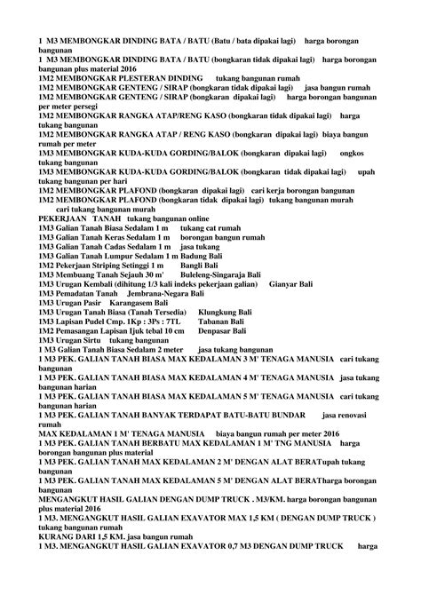 cara menghitung upah tukang bangunan per meter 2