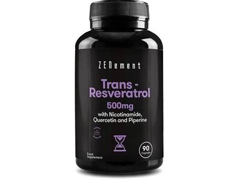 Suplemento Alimentar ZENEMENT Trans Resveratrol 90 cápsulas Worten pt