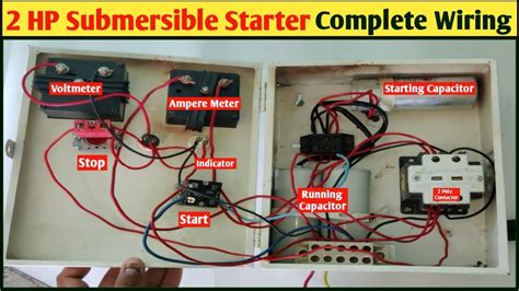 Submersible Starter Wiring Single Phase Submersible Starter Control