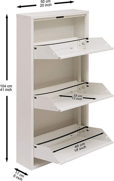 Latitude Run Pair Flip Down Shoe Storage Wayfair Co Uk