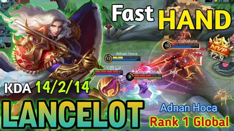 Kills Legendary Lancelot Fast Hand Top Global Lancelot