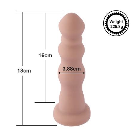 Hismith Cm Silikon Analdildo Mit Perlen F R Hismith Premium Sex