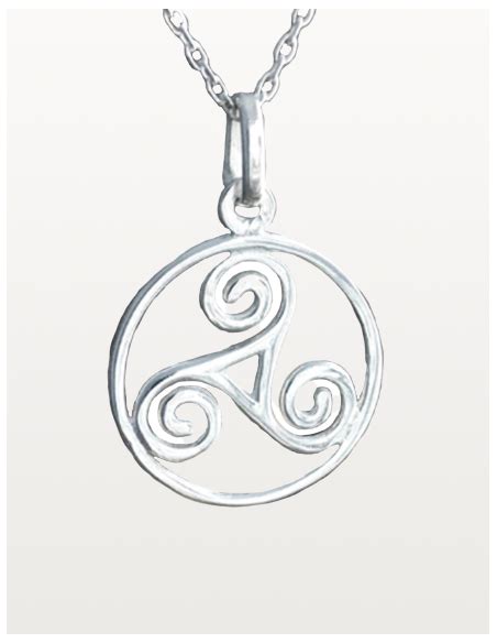 Collar Triskelion Collar Triskele En Plata