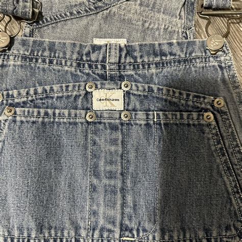 Vintage Calvin Klein Denim Overalls No Flaws Depop