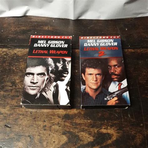 VINTAGE LETHAL WEAPON Movie Lot VHS Directors Cut 1 2 3 15