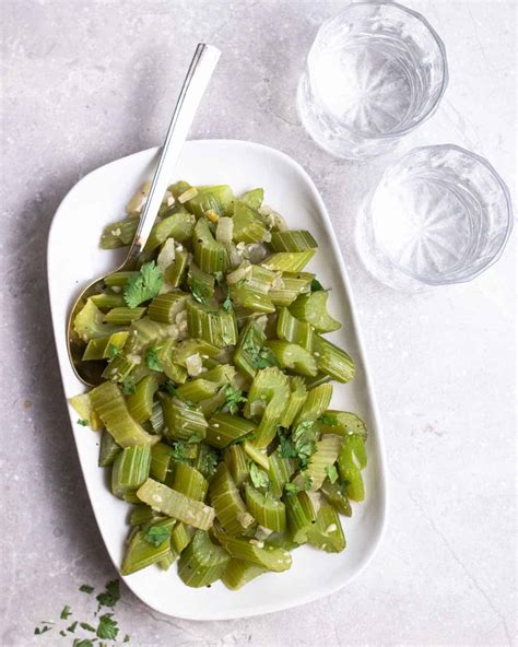 Easy Braised Celery – My Plantiful Cooking