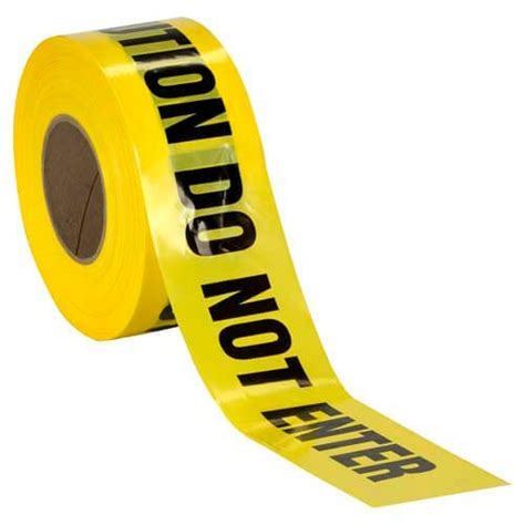 Custom Printed Barricade Tape Trans Consolidated Distributors Inc