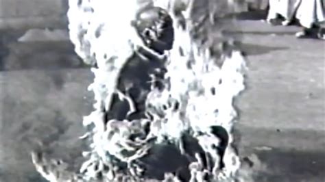 Burning Monk Vietnamese Monk Who Immolated Himself Against Ngo Dinh