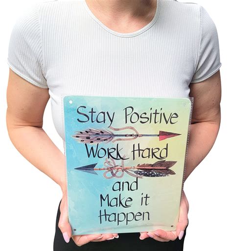 Buy Motivational Signs For Home Office X Stay Positive