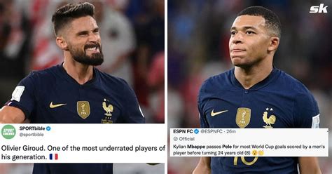 Twitter Explodes As Kylian Mbappe And Olivier Giroud Enjoy Record Breaking Nights In Frances 3