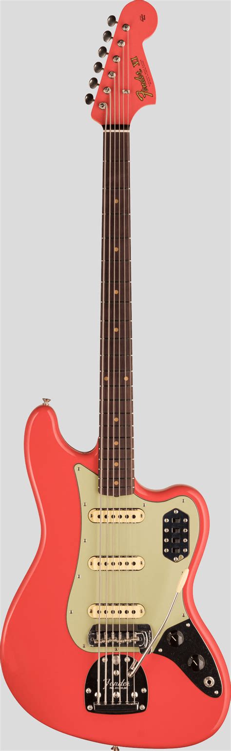 Fender Custom Shop Bass Vi Super Fiesta Red Dcc