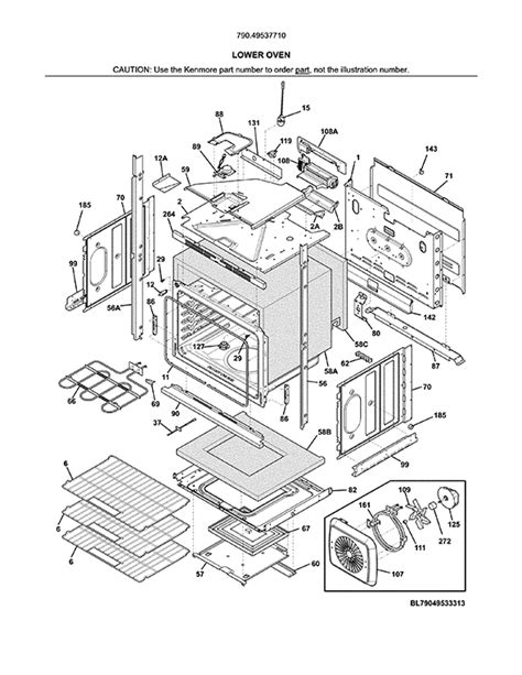 Kenmore 79049537710 Wall Ovens Partswarehouse