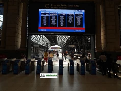 CRÓNICA FERROVIARIA Línea Mitre Trenes ramales José L Suárez y Bmé